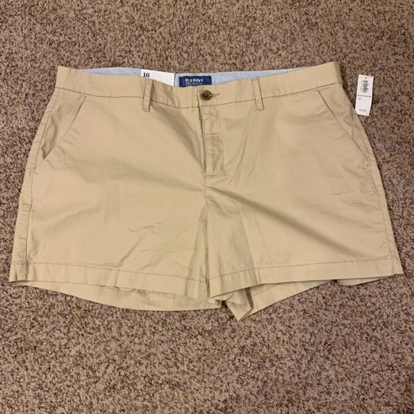NWT Old Navy Khaki Everyday Shorts 16 - Picture 1 of 7